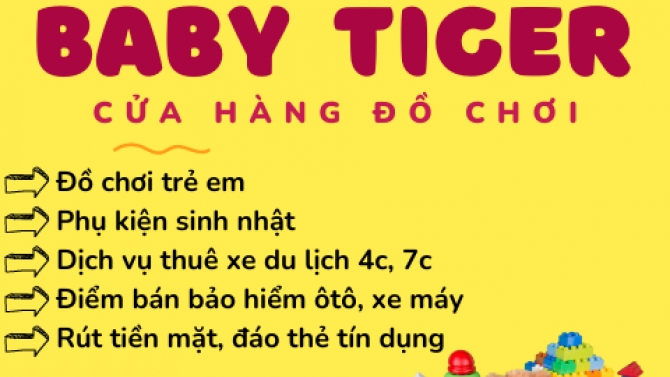 Thiết kế bảng hiệu cửa h&agrave;ng đồ chơi