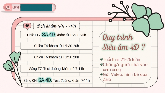 Thiết kế poster, lịch l&agrave;m việc cho Ph&ograve;ng kh&aacute;m
