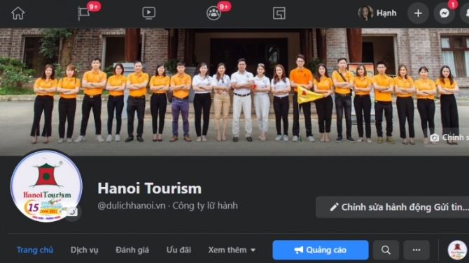 Admin của fanpage Hanoi Tourism