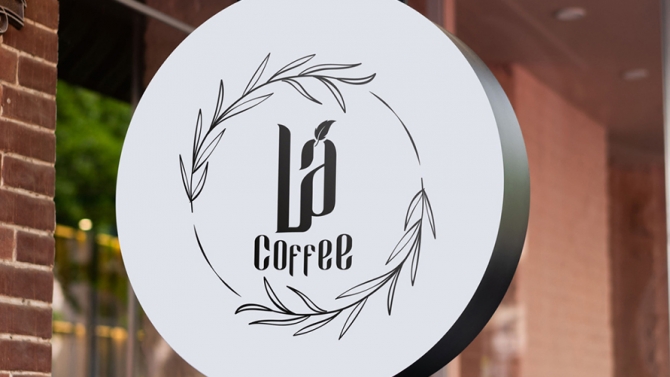 Logo L&aacute; Coffee