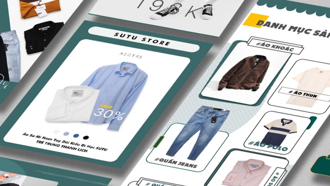 Thiết kế Template SUTU Store