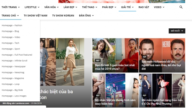 website tin tức