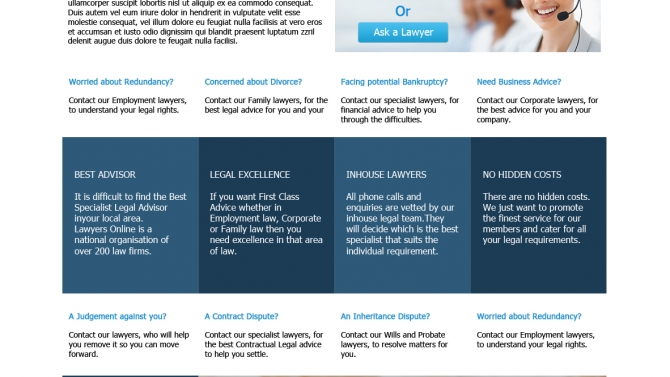 Thiết kế website Lawyer247