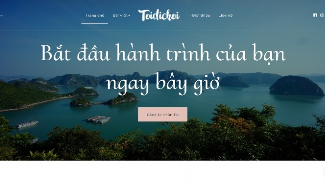 Thiết kế website blog c&aacute; nh&acirc;n