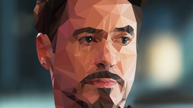 Design Tony Stark Low Poly