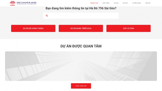 Thiết kế website H&agrave; Đ&ocirc; 756 S&agrave;i G&ograve;n