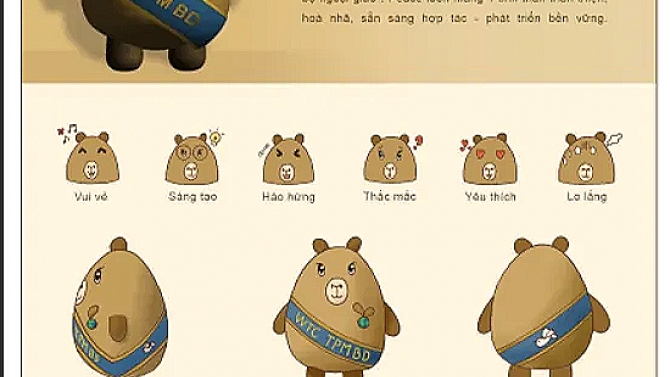 Thiết kế mascot cho trung t&acirc;m thương mại thế giới
