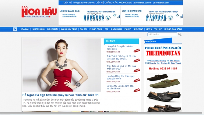 X&acirc;y dựng website http://baohoahau.vn