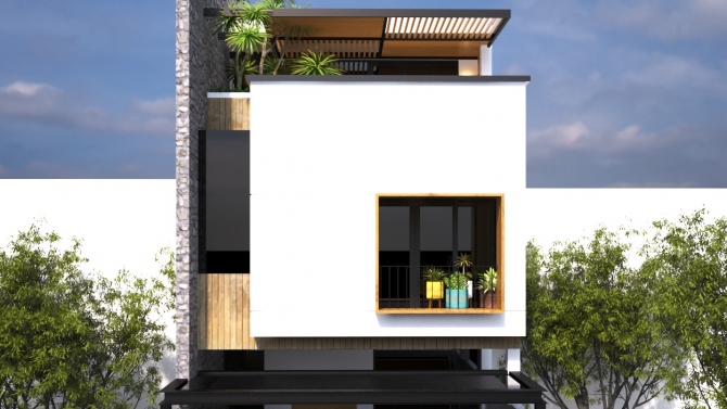 c&ocirc;ng tr&igrave;nh cho vợ chồng trẻ nh&agrave; hướng t&acirc;y