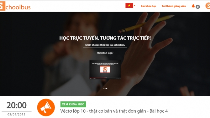 Trang web gi&aacute;o dục trực tuyến