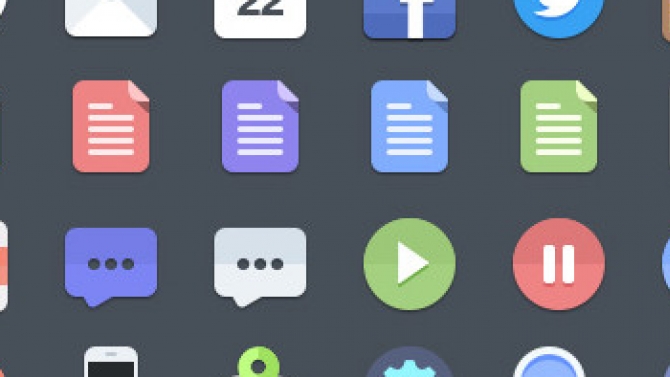 Flat Animation Video Clip