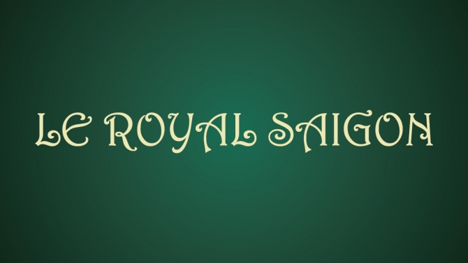 LOGO NH&Agrave; H&Agrave;NG 5 SAO - ẨM THỰC VIỆT - LE ROYAL SAIGON