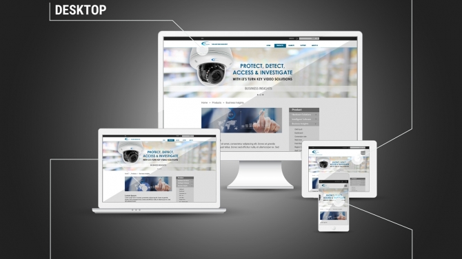 Responsive Website c&ocirc;ng ty quốc tế i3 DVR