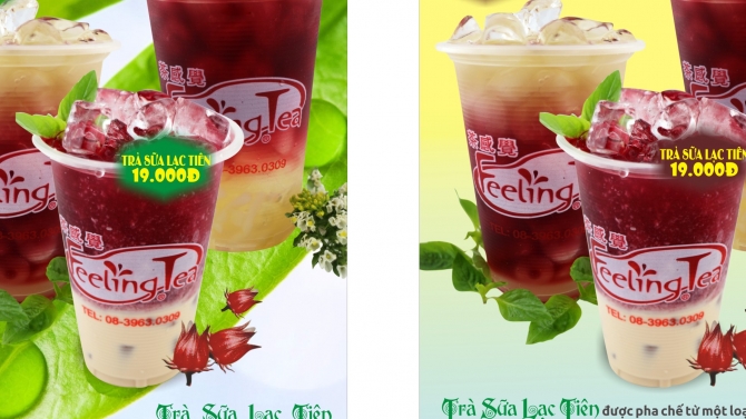 Poster tra sua feeling tea
