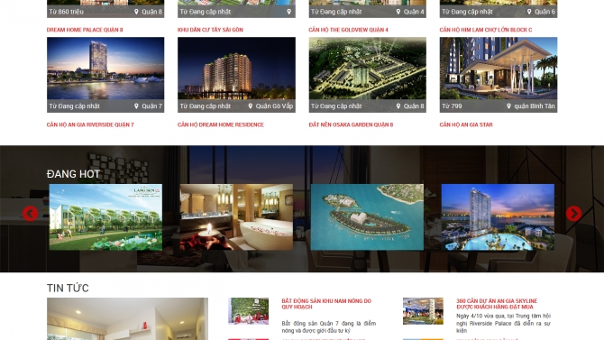 Dựng website Nhadatviet24h