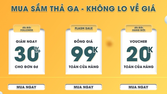 Thiết kế Template Shopee - Mark Decor