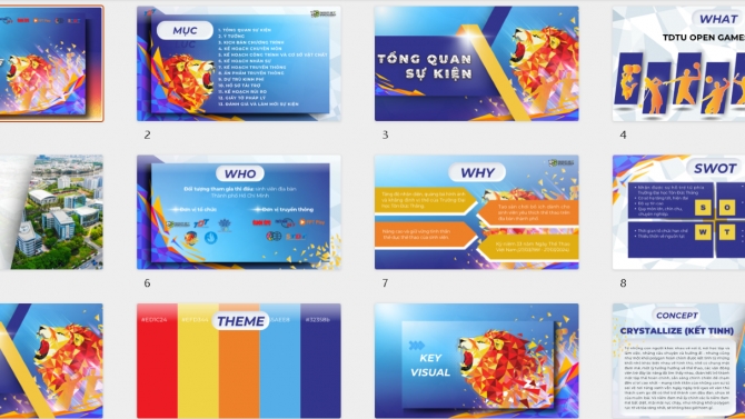 Slide về sự kiện thể thao
