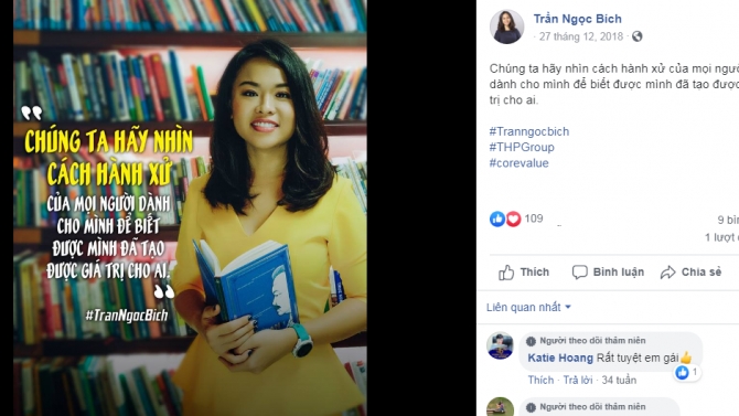 Fanpage Trần Ngọc B&iacute;ch