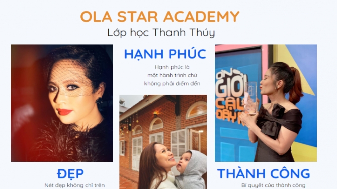 Thiết kế landingpage Ola Star Academy