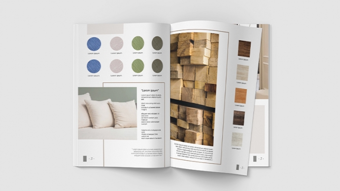 thiết kế catalogue cho c&ocirc;ng ty Kagu