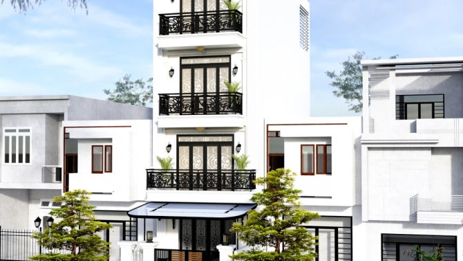 Dự &aacute;n Nh&agrave; 04 Tầng Điện Bi&ecirc;n