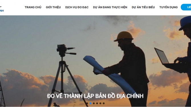 Trang chủ c&ocirc;ng ty đo đạc Ph&uacute;c Th&agrave;nh