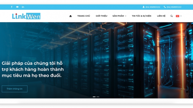 Thiết kế Website doanh nghiệp LinkWen