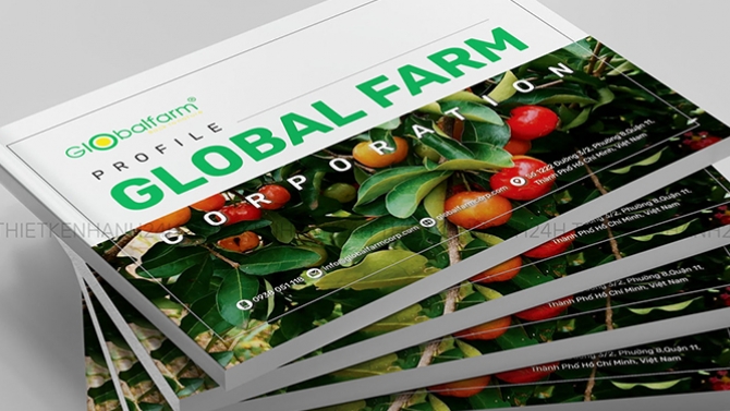Thiết kế thương hiệu doanh nghiệp Global Farm