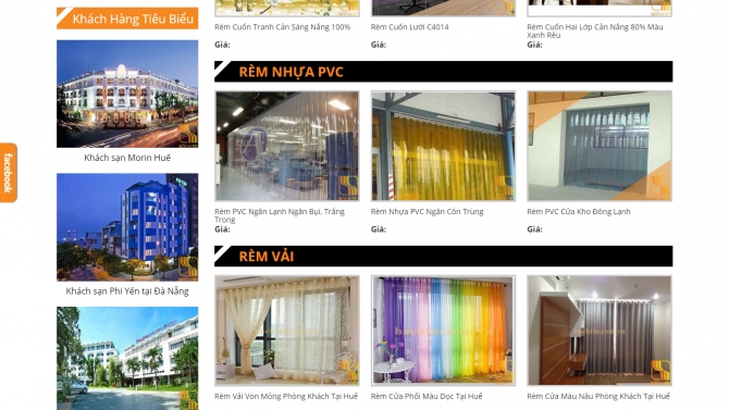 Web giới thiệu sản phẩm