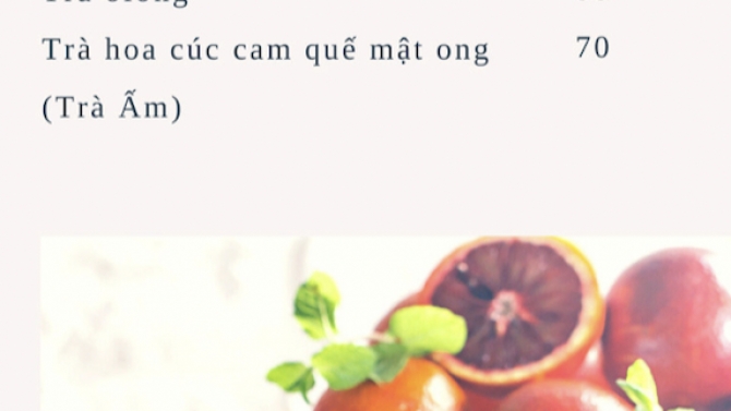 Thiết kế Menu qu&aacute;n Coffee