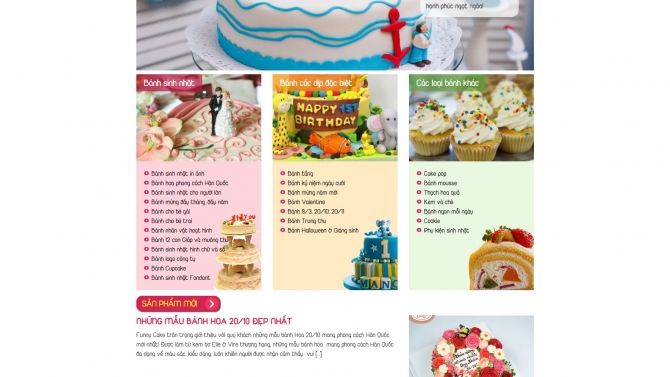 Lập tr&igrave;nh web l&agrave;m b&aacute;nh FunnyCake