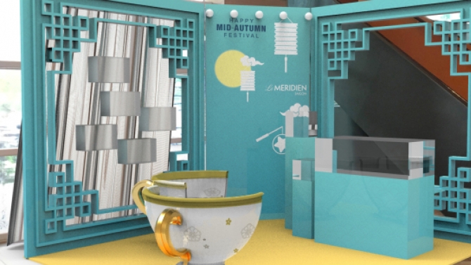 Mooncake booth 2018 &ndash; Le M&eacute;ridien Saigon