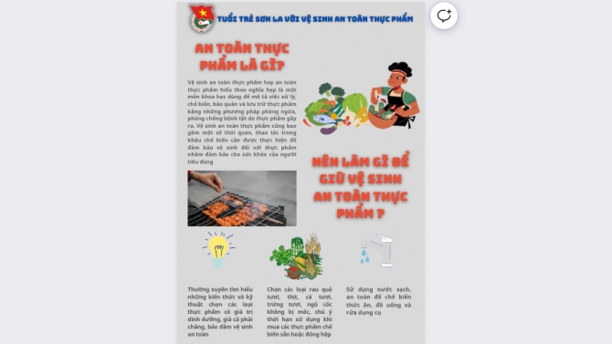 Bộ Inforgraphic tuy&ecirc;n truyền vệ sinh an to&agrave;n thực phẩm