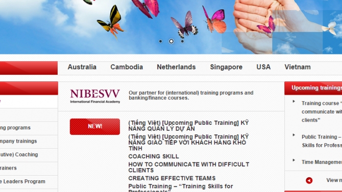 Thiết kế website MindWorkTraining