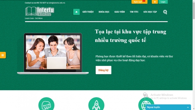 Trung t&acirc;m gia sư học sinh trường quốc tế