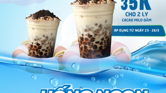 Thiết kế Banner Milo dầm