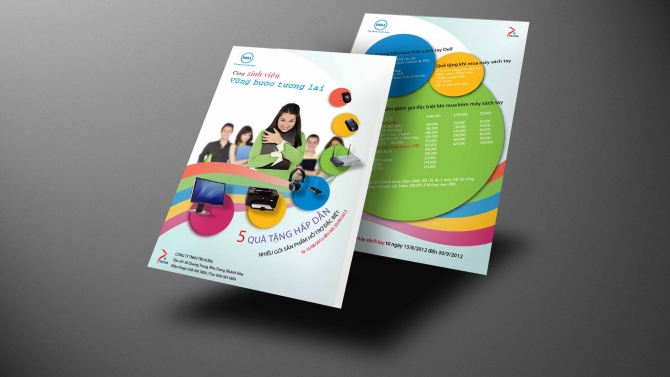 Leaflet Dell - C&ugrave;ng sinh vi&ecirc;n vững bước tương lai