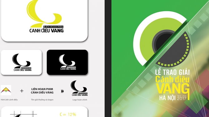 Logo & Poster C&aacute;nh diều v&agrave;ng
