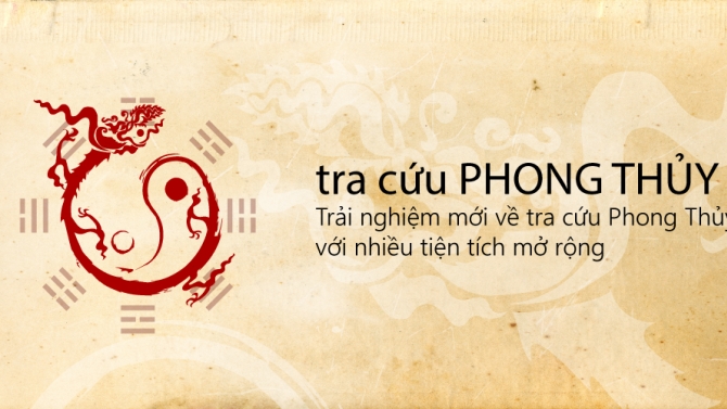 tra cứu PHONG THUỶ