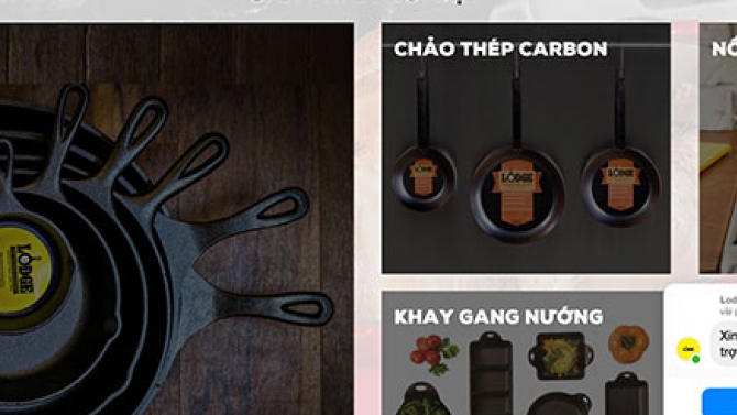 Thiết kế website lodgecastiron.vn