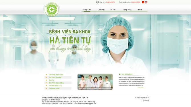Website Bệnh viện