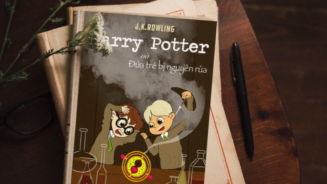 thiết kế b&igrave;a s&aacute;ch Harry Potter v&agrave; đứa trẻ bị nguyền rủa