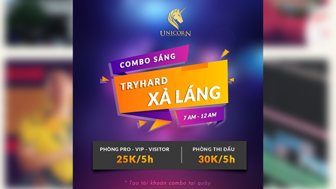 Thiết kế to&agrave;n bộ h&igrave;nh ảnh cho UNICORN CYBER v&agrave; UNICORN ESPORT