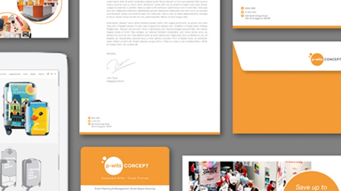 p-wits concept - Brand Identity