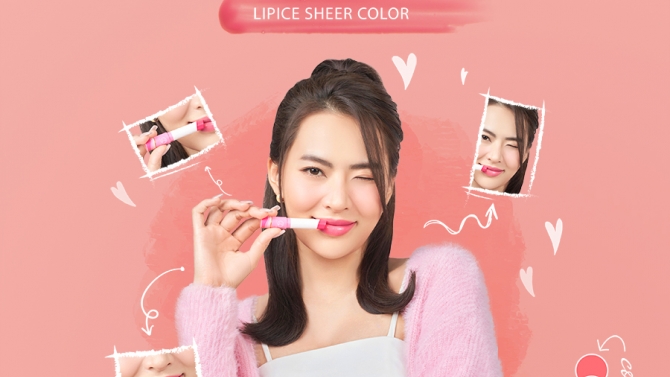 Thiết kế b&agrave;i post cho thương hiệu son LipIce