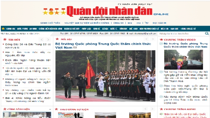 B&aacute;o qu&acirc;n đội nh&acirc;n d&acirc;n