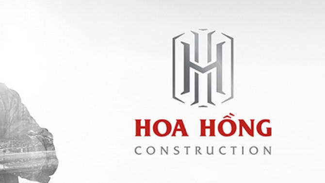 Thiết kế logo X&acirc;y dựng Hoa Hồng