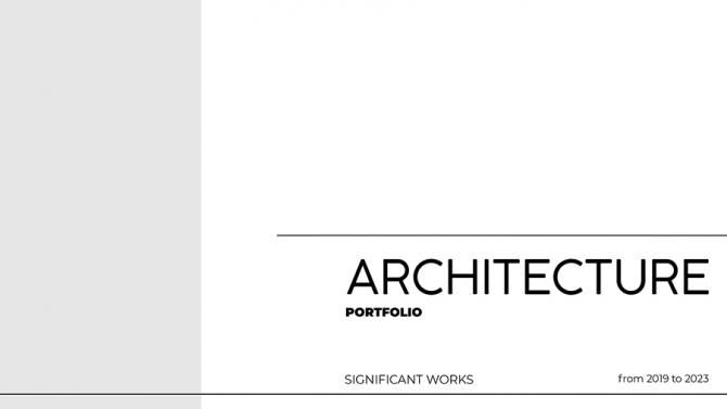Architecture Portfolio