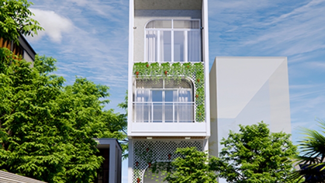 Phối cảnh Nh&agrave; phố Phạm Văn Đồng