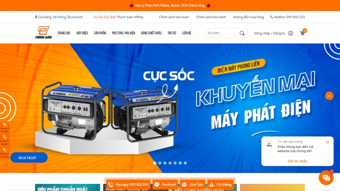 Website Ecommerce PhongLien Laravel